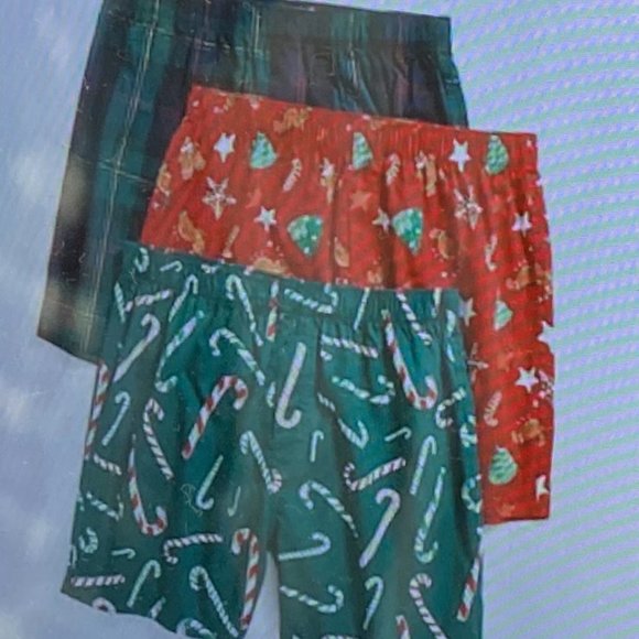 Old Navy Patterned Poplin Boxers 3-Pack for Men New - Picture 2 of 4